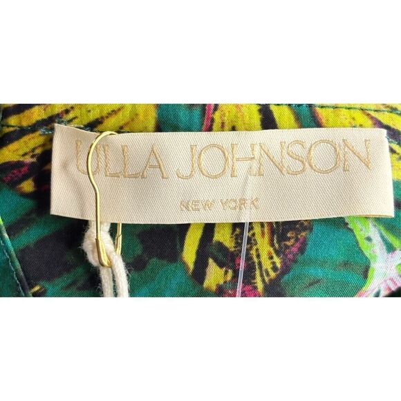 ULLA JOHNSON Alita floral cotton minidress in Tigerlilly NWT Size 4 - Picture 8 of 10